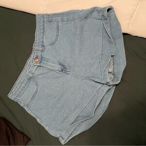 Blue Denim Jean Shorts Relaxed Fit